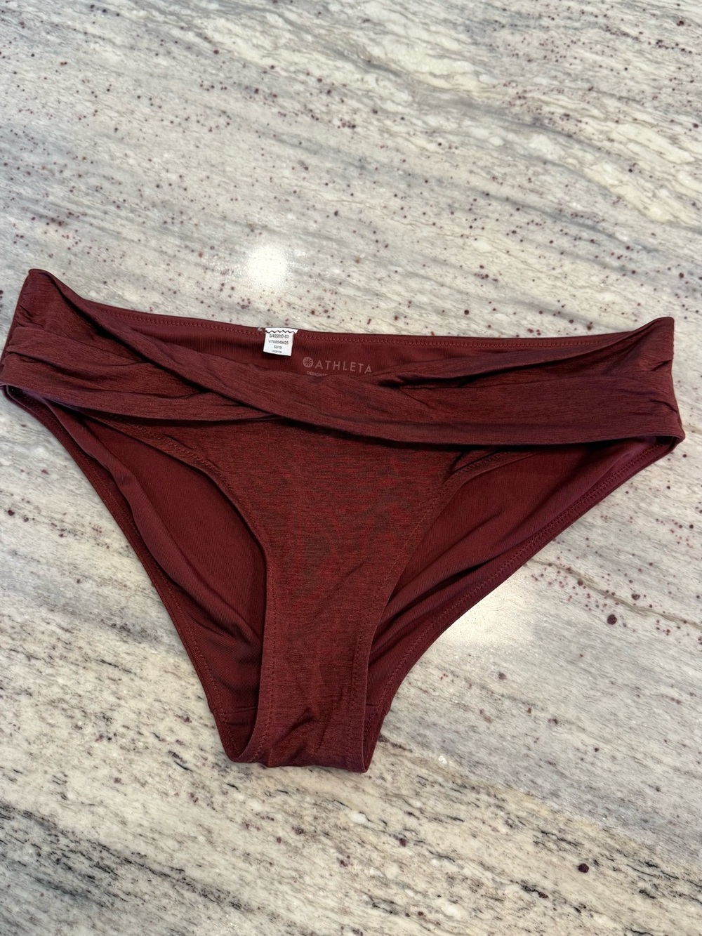 Athleta bikini size Small burgundy